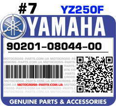 90201-08044-00 YAMAHA YZ250F