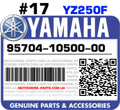 95704-10500-00 YAMAHA YZ250F