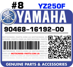 90468-16192-00 YAMAHA YZ250F