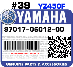 97017-06012-00 YAMAHA YZ450F