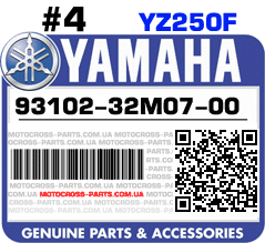 93102-32M07-00 YAMAHA YZ250F