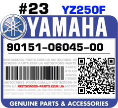 90151-06045-00 YAMAHA YZ250F