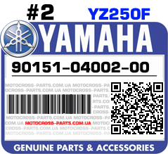 90151-04002-00 YAMAHA YZ250F