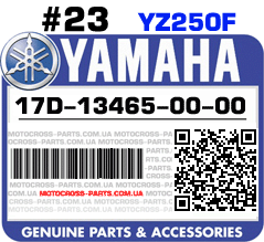 17D-13465-00-00 YAMAHA YZ250F