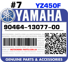 90464-13077-00 YAMAHA YZ450F