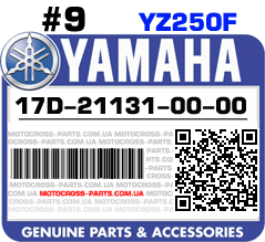 17D-21131-00-00 YAMAHA YZ250F