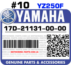 17D-21131-00-00 YAMAHA YZ250F