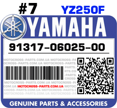 91317-06025-00 YAMAHA YZ250F