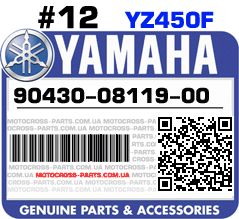 90430-08119-00 YAMAHA YZ450F