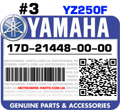 17D-21448-00-00 YAMAHA YZ250F