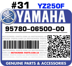 95780-06500-00 YAMAHA YZ250F