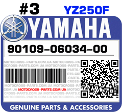 90109-06034-00 YAMAHA YZ250F