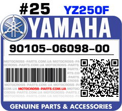 90105-06098-00 YAMAHA YZ250F