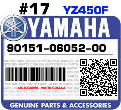 90151-06052-00 YAMAHA YZ450F