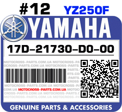 17D-21730-D0-00 YAMAHA YZ250F