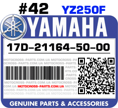 17D-21164-50-00 YAMAHA YZ250F
