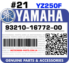 93210-16772-00 YAMAHA YZ250F