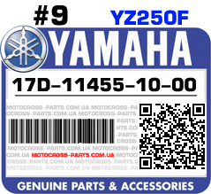 17D-11455-10-00 YAMAHA YZ250F