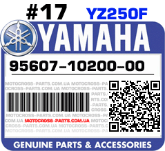 95607-10200-00 YAMAHA YZ250F