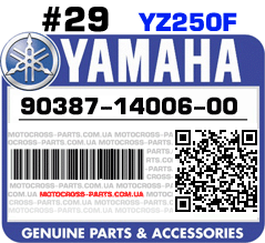 90387-14006-00 YAMAHA YZ250F