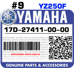 17D-27411-00-00 YAMAHA YZ250F