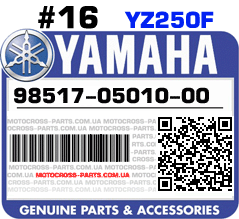 98517-05010-00 YAMAHA YZ250F