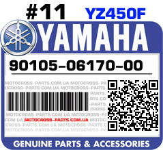 90105-06170-00 YAMAHA YZ450F