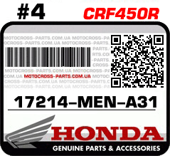 17214-MEN-A31 HONDA CRF450R