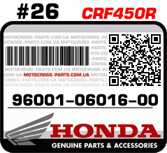 96001-06016-00 HONDA CRF450R