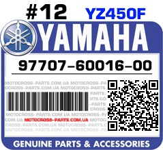 97707-60016-00 YAMAHA YZ450F