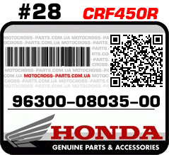 96300-08035-00 HONDA CRF450R