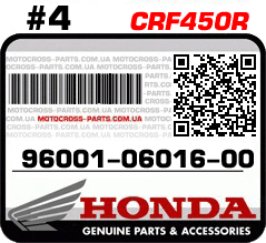 96001-06016-00 HONDA CRF450R