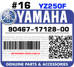 90467-17128-00 YAMAHA YZ250F