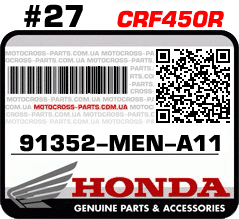 91352-MEN-A11 HONDA CRF450R