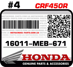 16011-MEB-671 HONDA CRF450R