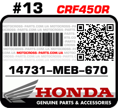 14731-MEB-670 HONDA CRF450R