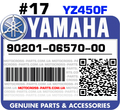 90201-06570-00 YAMAHA YZ450F