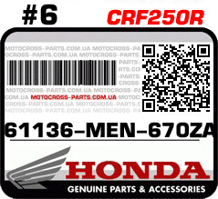 61136-MEN-670ZA HONDA CRF250R