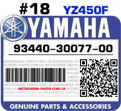 93440-30077-00 YAMAHA YZ450F