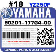 90201-177G4-00 YAMAHA YZ250F