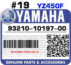 93210-10197-00 YAMAHA YZ450F