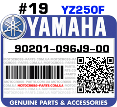 90201-096J9-00 YAMAHA YZ250F