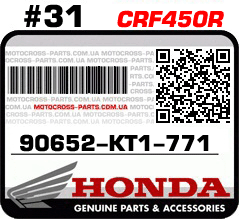 90652-KT1-771 HONDA CRF450R