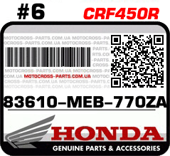 83610-MEB-770ZA HONDA CRF450R