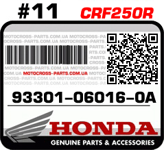 93301-06016-0A HONDA CRF250R