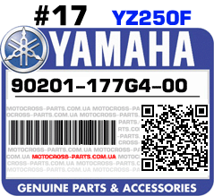 90201-177G4-00 YAMAHA YZ250F