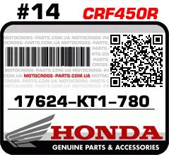 17624-KT1-780 HONDA CRF450R