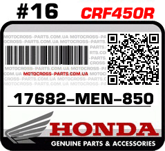 17682-MEN-850 HONDA CRF450R