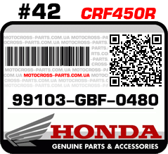 99103-GBF-0480 HONDA CRF450R