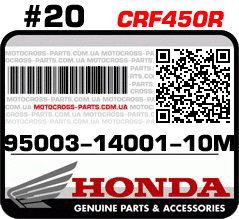 95003-14001-10M HONDA CRF450R